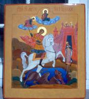 Святой великомученик Георгий Победоносец (до реставрации)